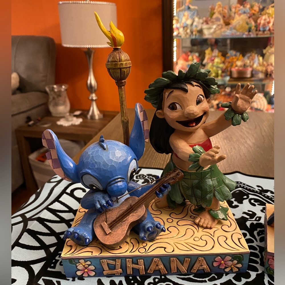 Disney Lilo & Stitch "Ohana Means Family" Figure By Jim Shore